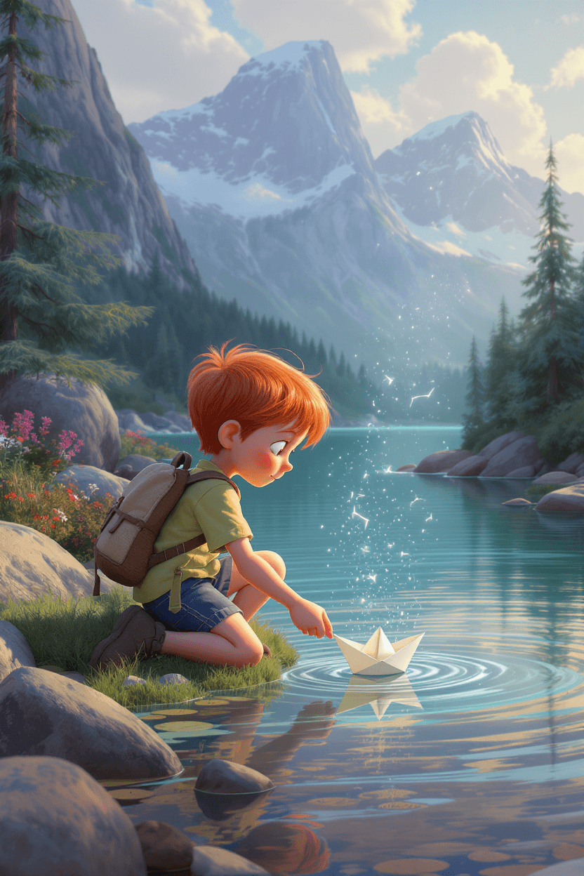 Anteprima del libro Il Grande Viaggio, illustrazione in stile 3D animato